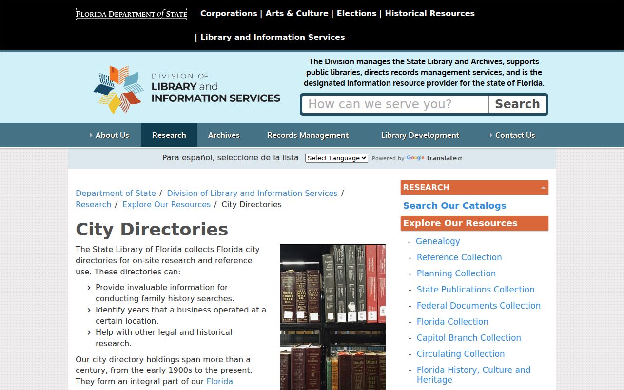 Bonita Springs city directory Florida State Library collection