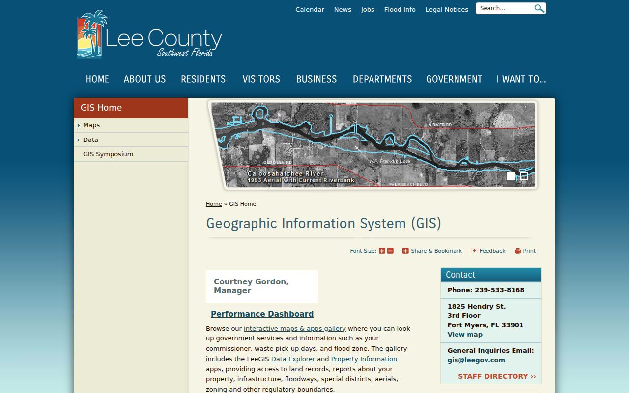 Bonita Springs street directory Lee County GIS maps