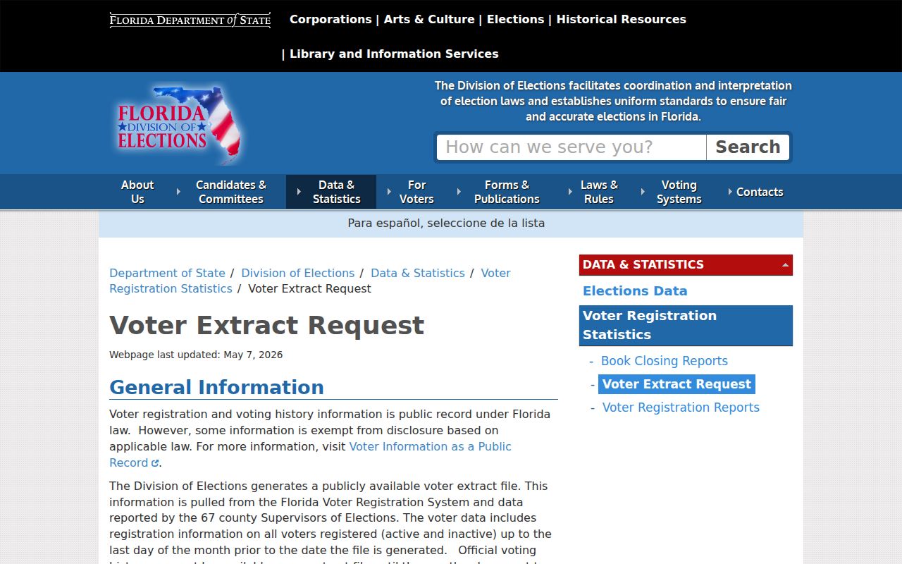 Florida voter extract request used for lawful Bonita Springs ZIP analysis